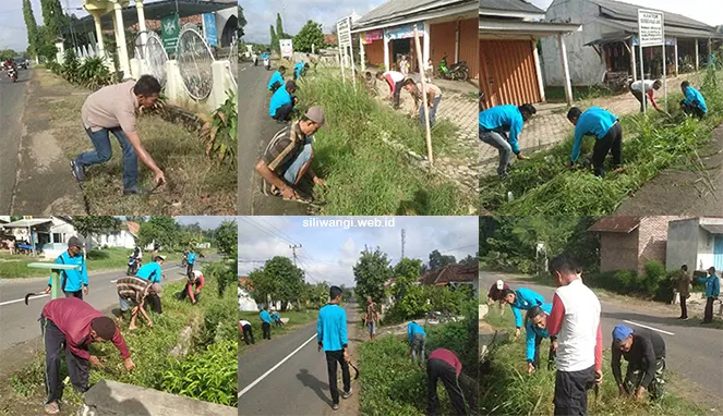 PJ Kepala Pekon Siliwangi Laksanakan Kegiatan Gotong Royong