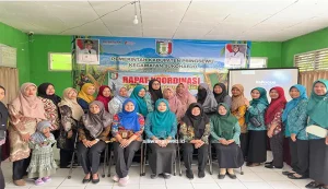 TP PKK Pekon Siliwangi Hadir Dalam Rapat Bulanan di Kecamatan Sukoharjo
