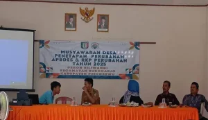Penetapan Perubahan APBDes dan RKP Perubahan Pekon Siliwangi Tahun 2025